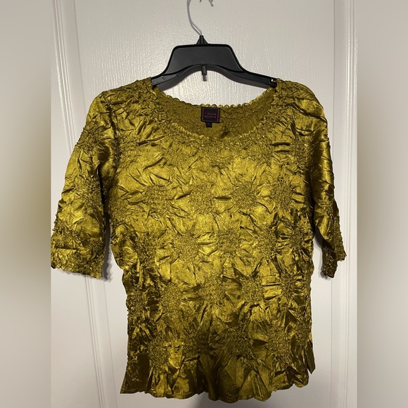 colour works Tops - Colour Works blouse since Large green